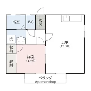 アビタシオン大八木【3階】の間取り