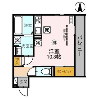 マヌール【1階】の間取り