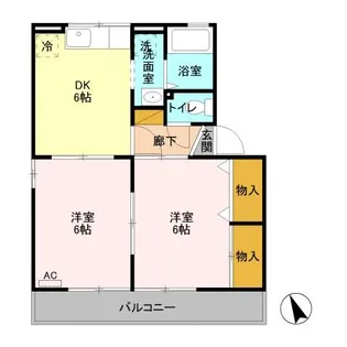 アージュ Ⅱ【2階】の間取り