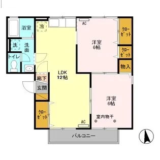 グレイスエステート A【1階】の間取り