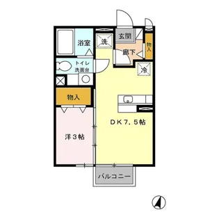 マリナ グランデ AB【2階】の間取り