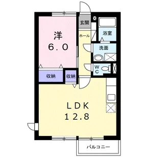 アローラⅠ【2階】の間取り
