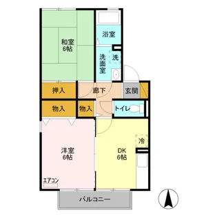 ファ・ミ・グランド A【1階】の間取り