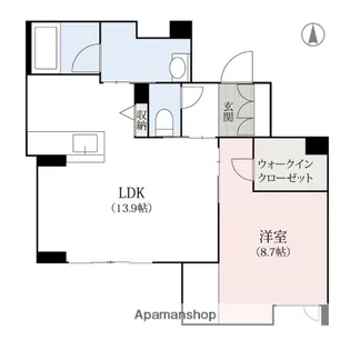 アートウェイ・レジデンス鶴見町【1階】の間取り