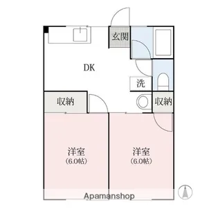 シティハイムスカイハイツ【1階】の間取り
