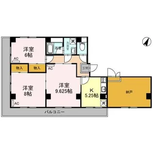 松村ビル【2階】の間取り