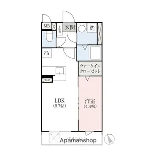 LA・MAISON TAKASAKI【4階】の間取り