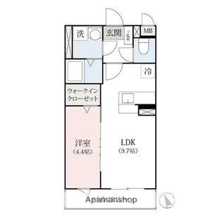 LA・MAISON TAKASAKI【2階】の間取り