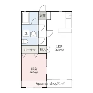 リラークハイツ【1階】の間取り