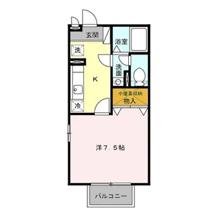 クレアール【2階】の間取り