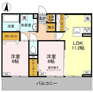BREZZA【3階】の間取り