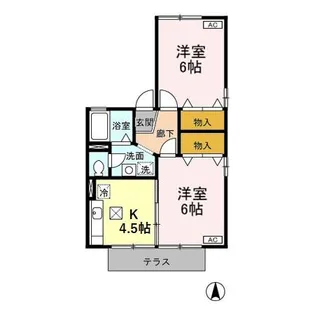 アベニール II【2階】の間取り