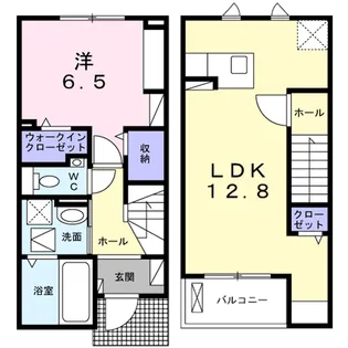 ラ ペ フランⅠ【1階】の間取り