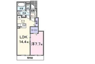 ノース・R【1階】の間取り