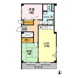 ファミール2000 B【1階】の間取り