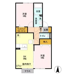 ファミールK・S II【1階】の間取り
