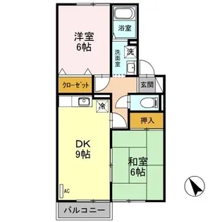 サンライト I【1階】の間取り