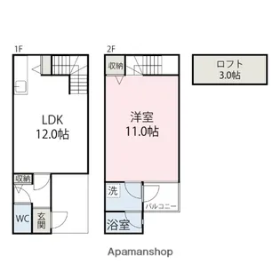 PRINSTON SQUARE【2階】の間取り