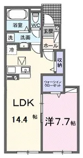 カファーラ・N【1階】の間取り