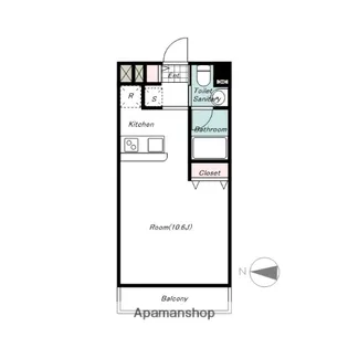 アーバンポイント高崎【7階】の間取り