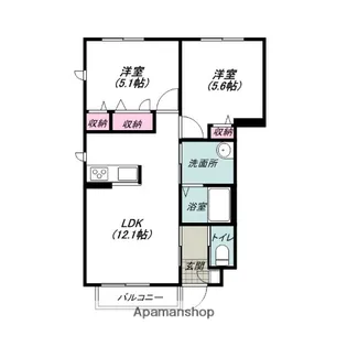 群馬県藤岡市藤岡【アパート】の間取り