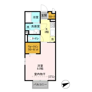 グレーシア【2階】の間取り