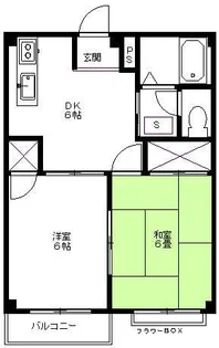 ひまわりハイツ【2階】の間取り