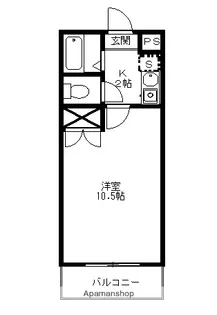 グランドールMOGI【1階】の間取り