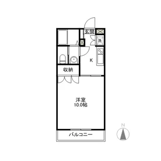 ヴァンテアン【1階】の間取り
