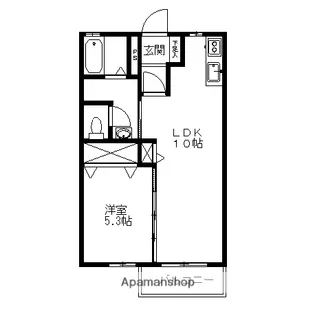 フォレスタC【2階】の間取り