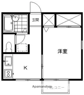ツインズハウス【102号室】の間取り