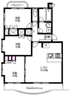 グランデステージ瑞樹【302号室】の間取り