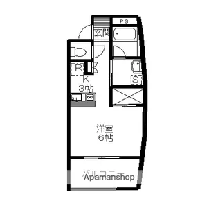ハイブリッジ7(HIGH BRIDGE 7)【4階】の間取り