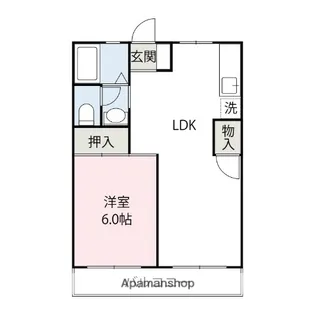 PARTY箱田【1階】の間取り