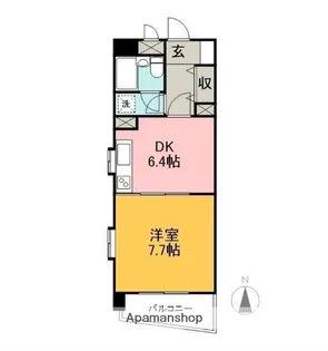 ライオンズプラザ前橋広瀬川【301号室】の間取り