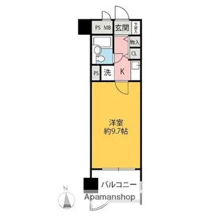 ライオンズプラザ前橋広瀬川【303号室】の間取り