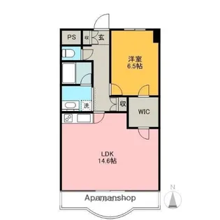 ユアサヴィレッジ【202号室】の間取り