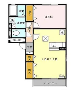 エスペランサ【1階】の間取り