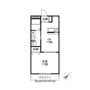エトワール【303号室】の間取り