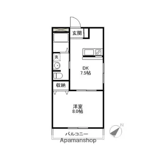 エトワール【301号室】の間取り