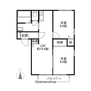 ルミエールABC(行幸田)【1階】の間取り
