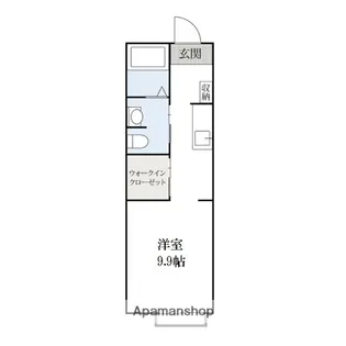 ワイコロアヴィレッジB・C・D・E・F【F102号室】の間取り