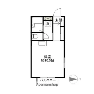 幸塚Ⅰ【105号室】の間取り