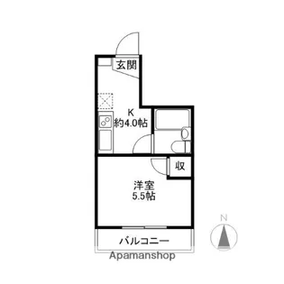 ベルテ【302号室】の間取り