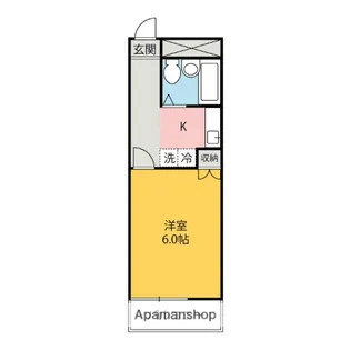 ●ドルフィン荒牧【1階】の間取り