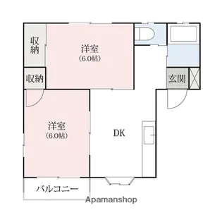 プリモハイツ【201号室】の間取り