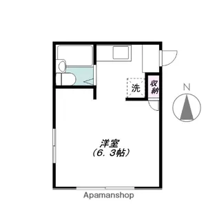 トーチューモンパレス渋川第一【1階】の間取り