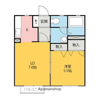 エスポワールM【2階】の間取り