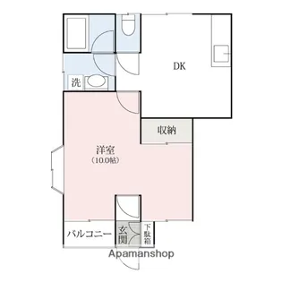 グリーンパーク石井【1階】の間取り