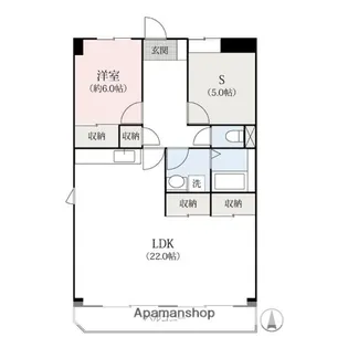 ジョアンナマンション【507号室】の間取り
